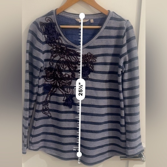 Soft Surroundings womens plus size top size small S bohemian K - Picture 5 of 8